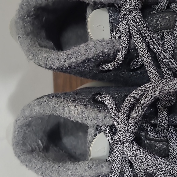 allbirds Grey WRUM Wool Runner Up Mizzles High Top Sneaker Women's sz 8 - Picture 9 of 10